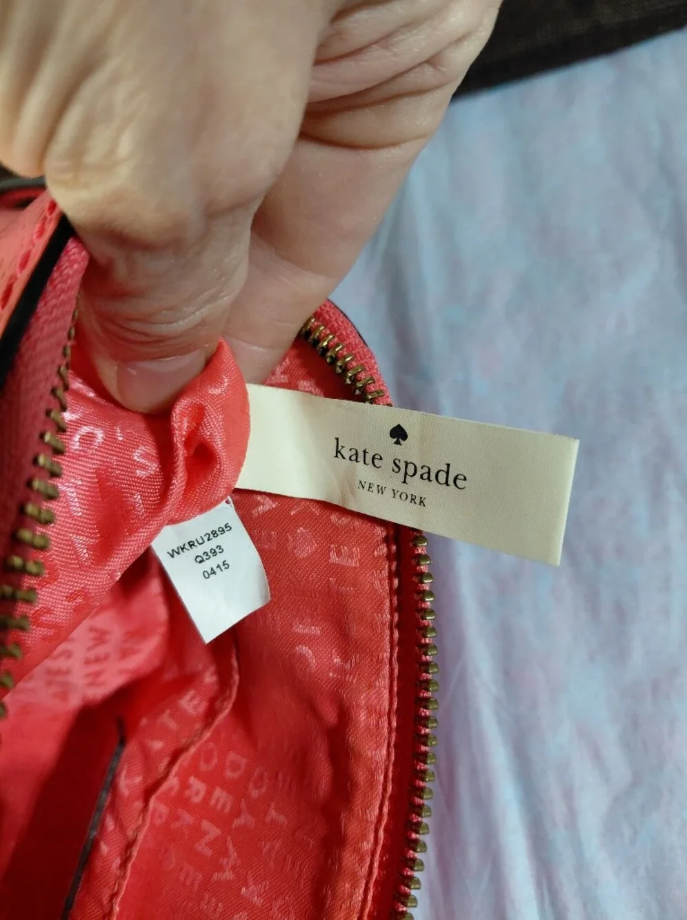 Kate Spade New York Hot Pink Wellesley Hanna Sweatheart Leather Bag NWOT